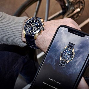 Festina  Herreur Limited Edition DK 2021 sort gulddublé